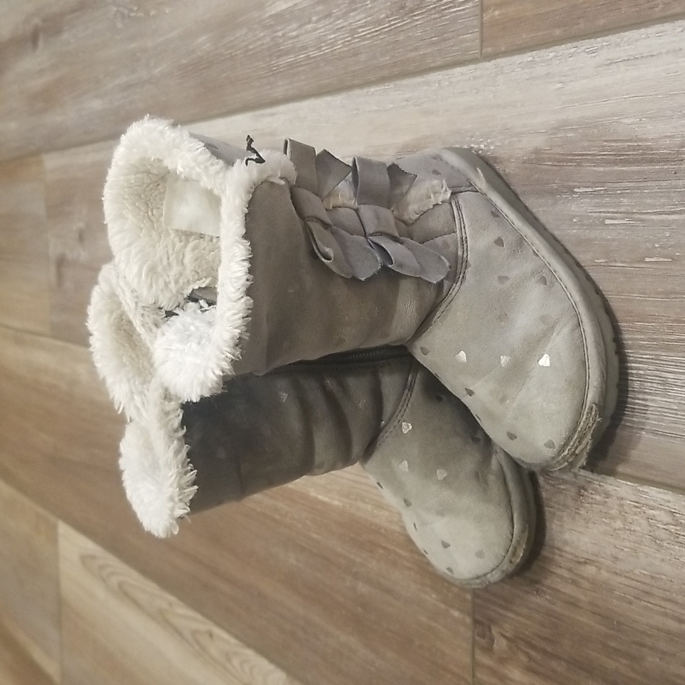 Baby Girl Target Heart Themed Boots
